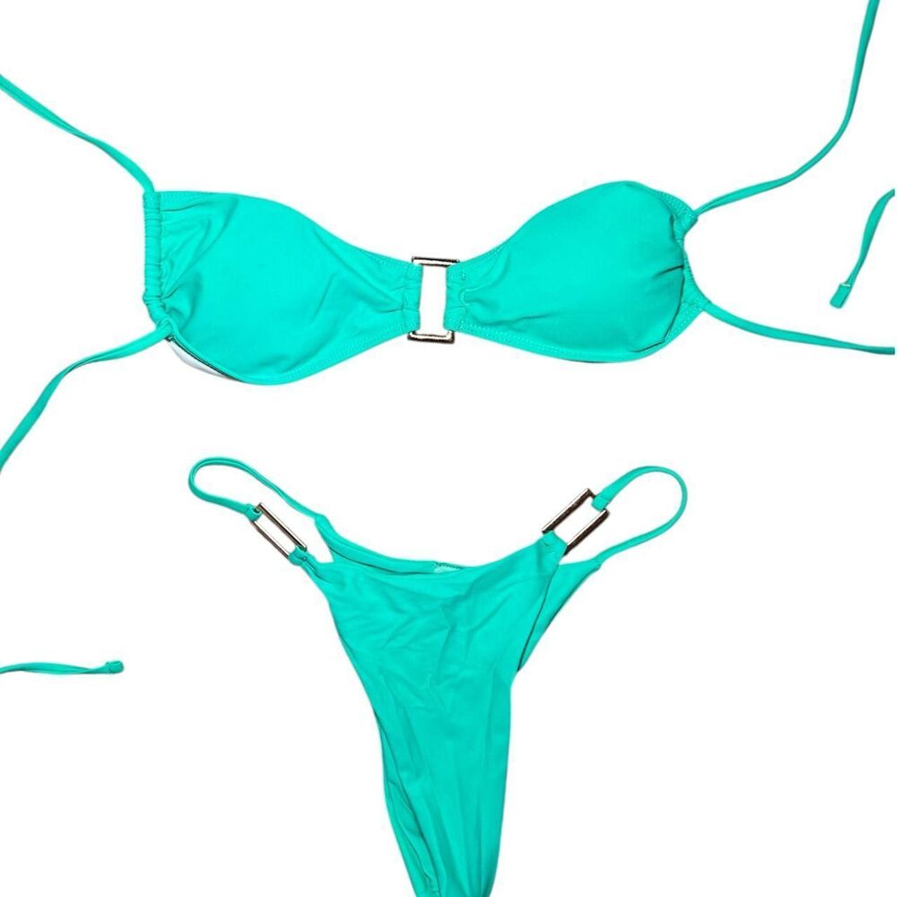 Women's Green and Blue Bikinis-and-tankini-sets